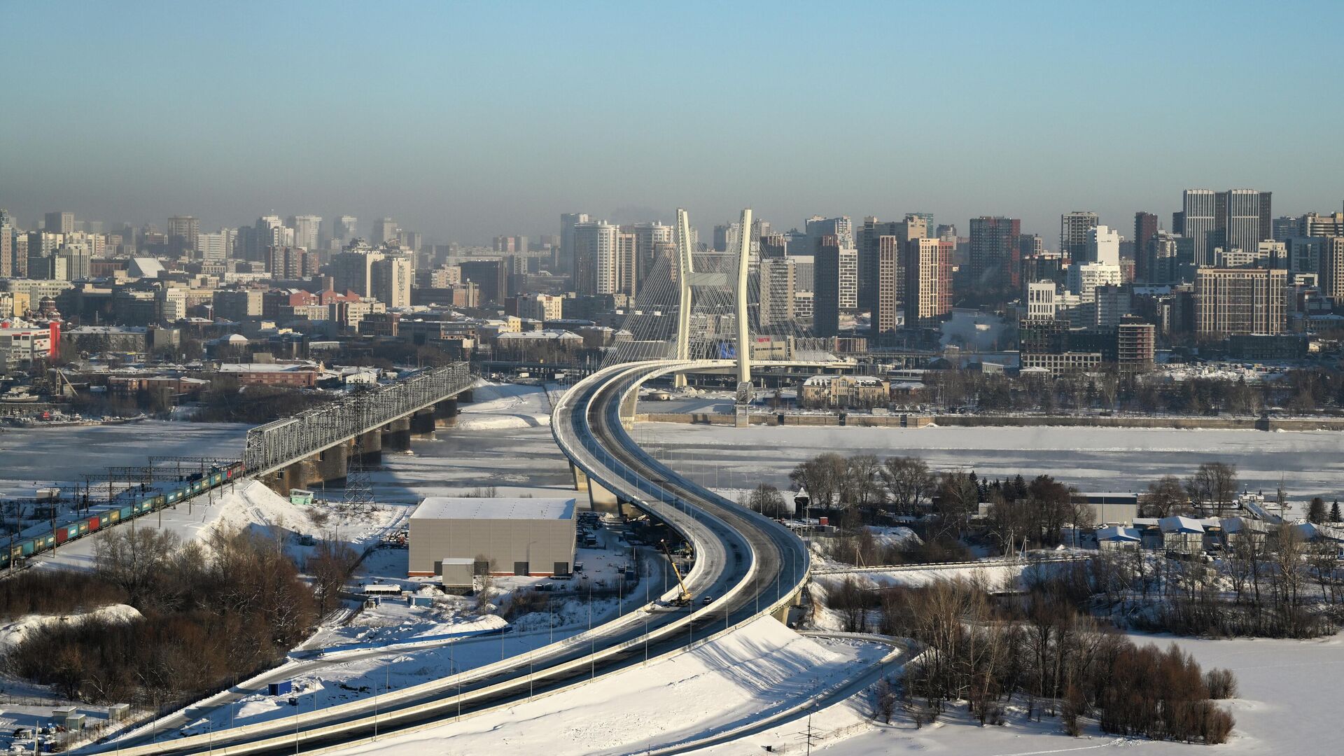 Вид на Новосибирск - РИА Новости, 1920, 19.12.2025