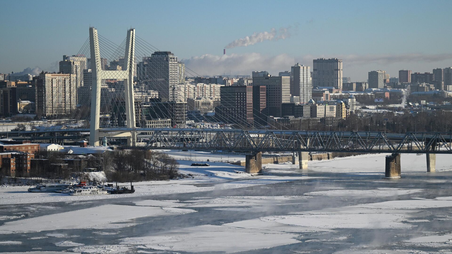 Вид на Новосибирск - РИА Новости, 1920, 19.12.2025