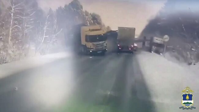 ДТП на участке федеральной автодороги Р-258 Байкал в Бурятии