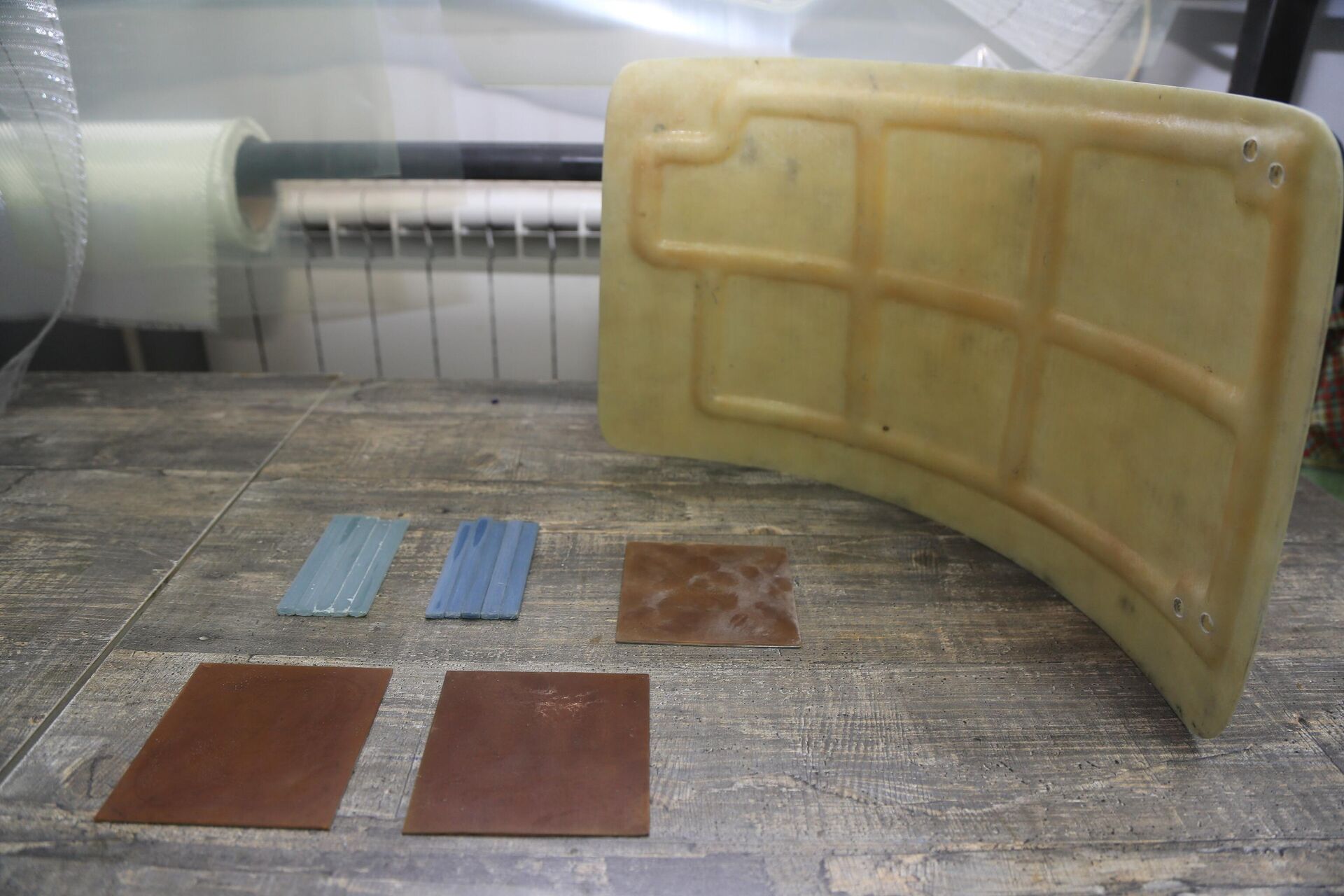 Образцы противопожарного пластика, созданного в ВолгГТУ - РИА Новости, 1920, 10.12.2025