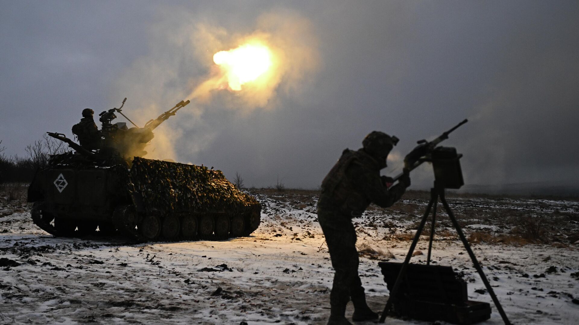 Пункт воздушного наблюдения на Краснолиманском направлении СВО - РИА Новости, 1920, 22.12.2025