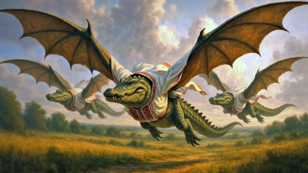 Украинские крокодилы полетели, но пока низенько-низенько