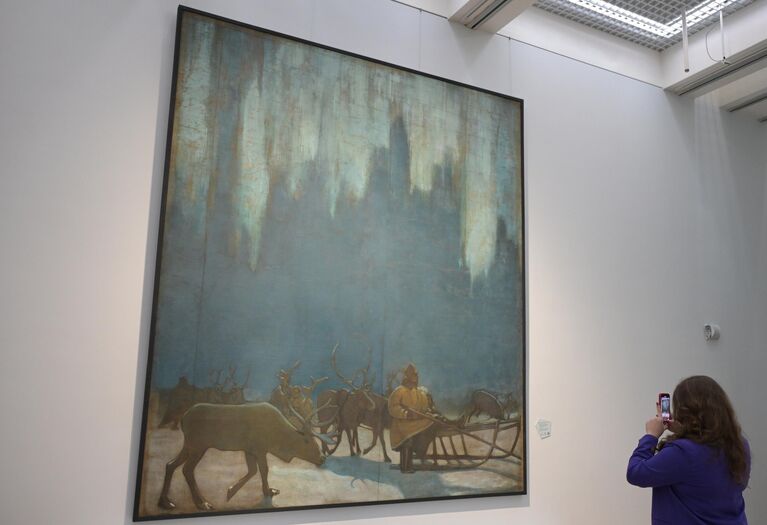 Выставка Арктика. Полюс цвета в Третьяковской галерее Выставка Арктика. Полюс цвета в Третьяковской галерее