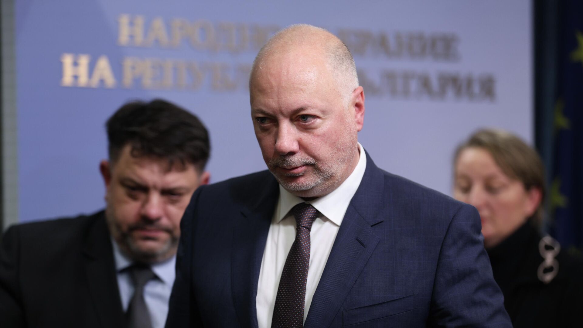 Премьер-министр Болгарии Росен Желязков во время пресс-конференции в Софии. 11 декабря 2025 - РИА Новости, 1920, 11.12.2025