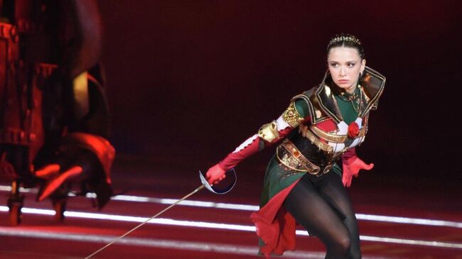 Камила Валиева исполняет роль Крысиной Королевы в шоу Татьяны Навки Щелкунчик 