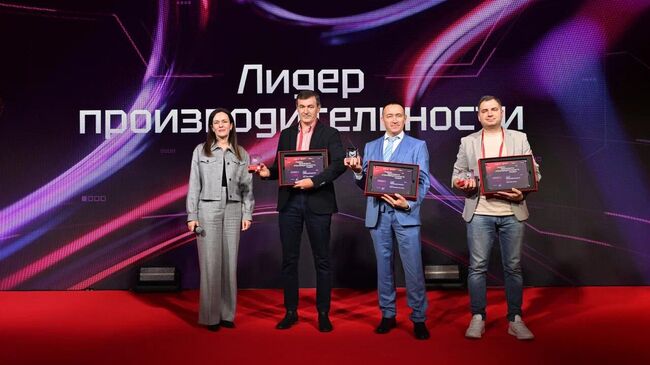 Заммэра Москвы, руководитель департамента экономической политики и развития Мария Багреева на церемонии награждения