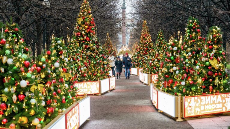 Новогодние ели в Москве Новогодние ели в Москве