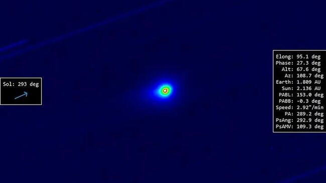 Снимок космического объекта 3I/ATLAS