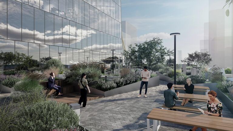 Проект бизнес-центра в районе Левобережный