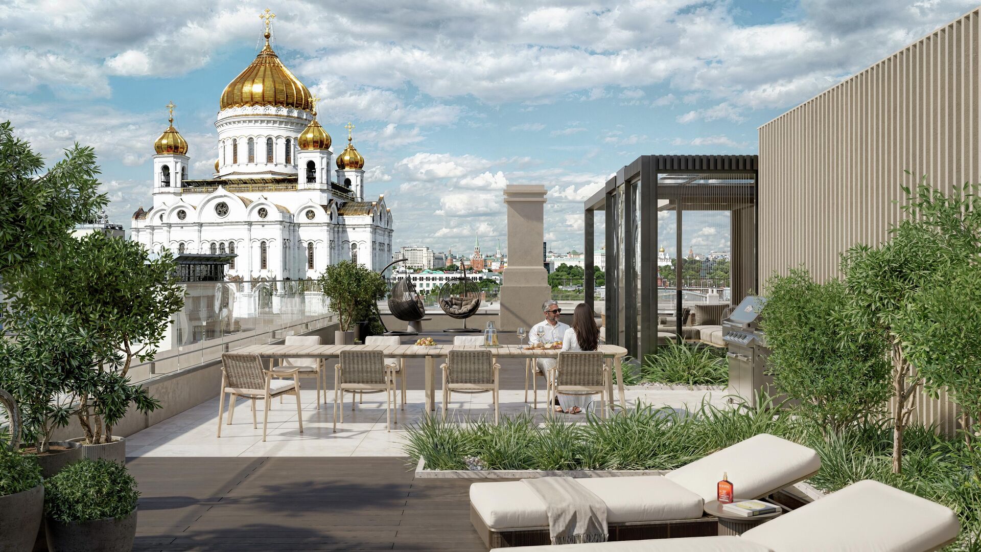 Терраса пентхауса Обыденский №1 - РИА Новости, 1920, 16.12.2025