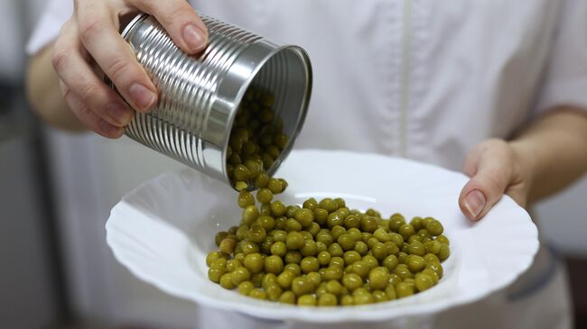 Консервированный горошек