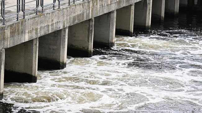 Курьяновские очистные сооружения на юго-востоке Москвы