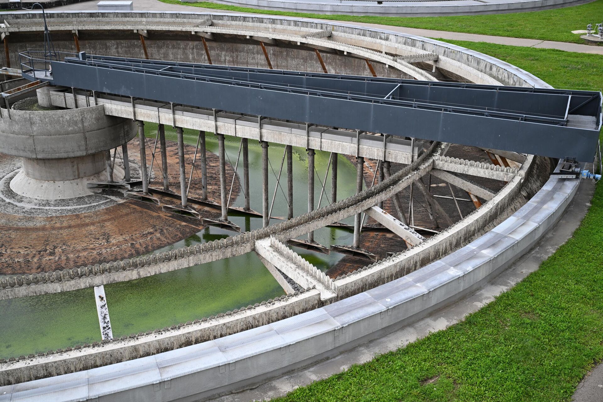 Курьяновские очистные сооружения на юго-востоке Москвы - РИА Новости, 1920, 16.12.2025