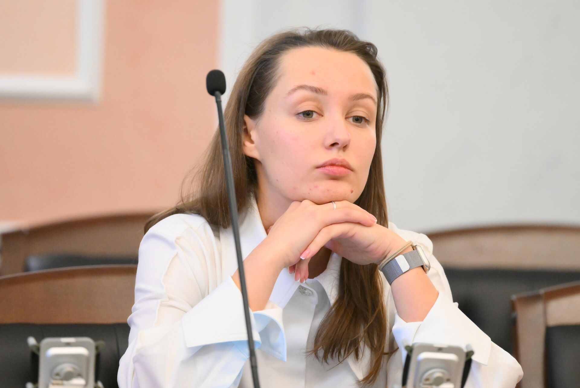 Адвокат Ларисы Долиной Мария Пухова в Верховном суде России в Москве Адвокат Ларисы Долиной Мария Пухова в Верховном суде России в Москве - РИА Новости, 1920, 16.12.2025