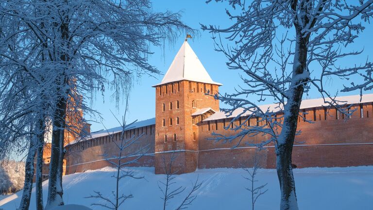 Стены Новгородского кремля 