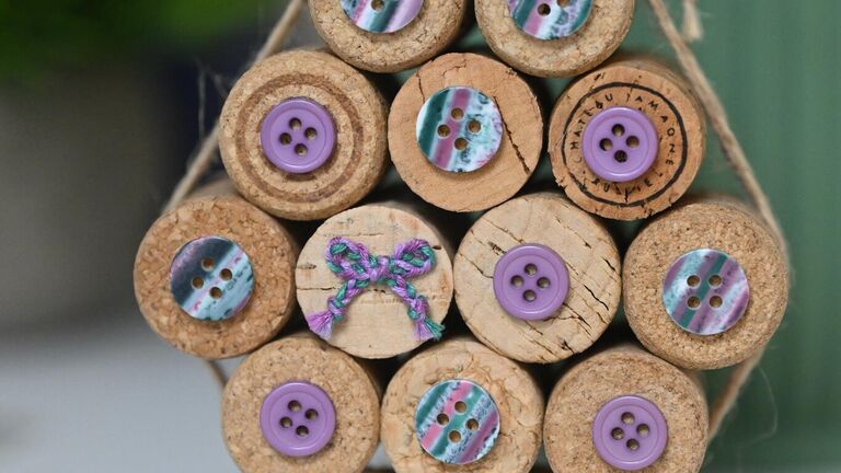 Елка из вторсырья