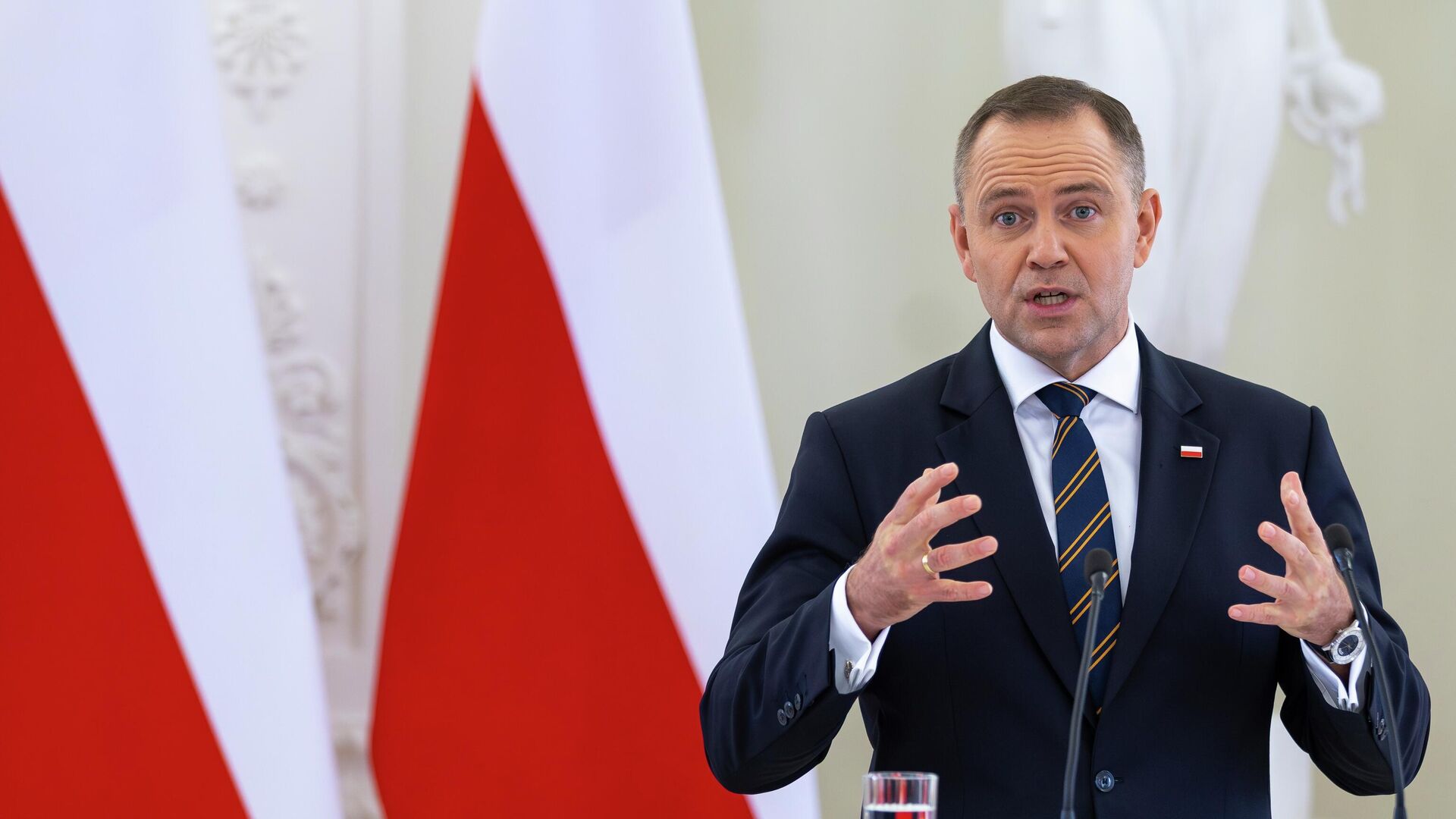 Президент Польши Кароль Навроцкий Президент Польши Кароль Навроцкий - РИА Новости, 1920, 20.12.2025