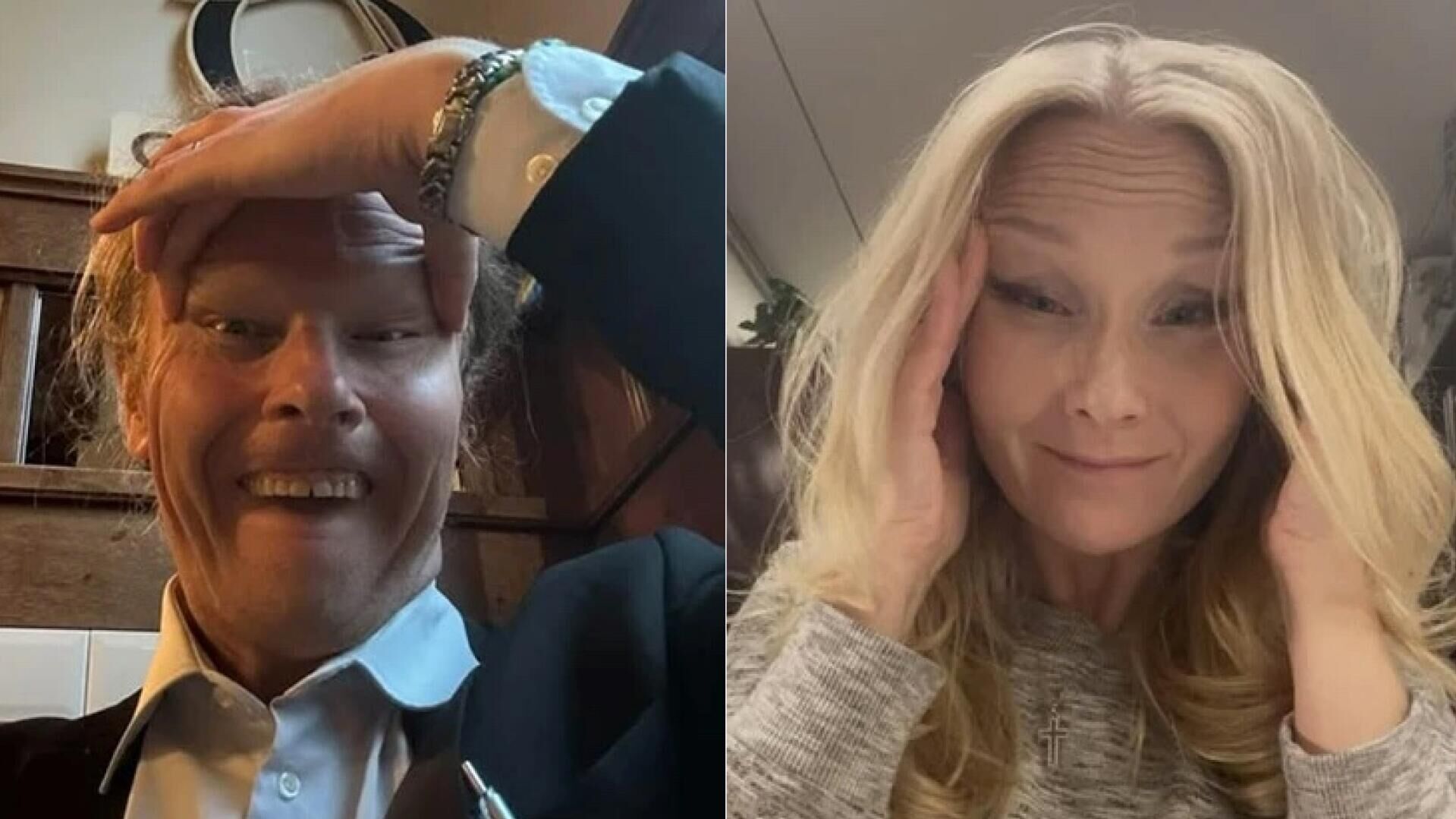 Депутаты правой партии Истинные финны Юхо Ээрола и Кайса Гаредев изображают азиатов - РИА Новости, 1920, 17.12.2025