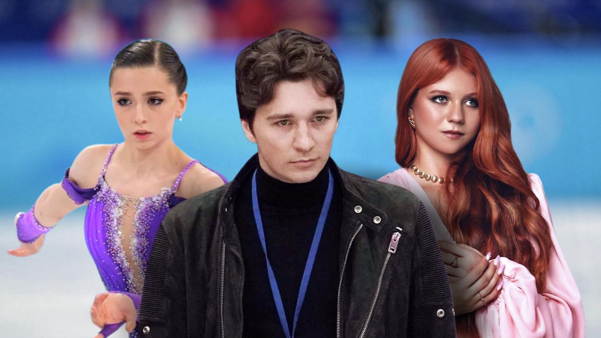 Камила Валиева, Никита Михайлов и Александра Трусова Камила Валиева, Никита Михайлов и Александра Трусова - РИА Новости, 1920, 17.12.2025
