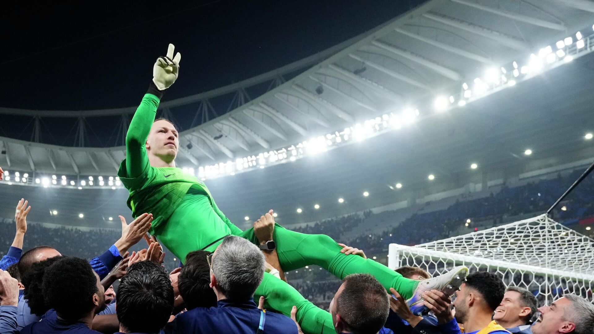 Российский голкипер ПСЖ Матвей Сафонов - РИА Новости, 1920, 18.12.2025