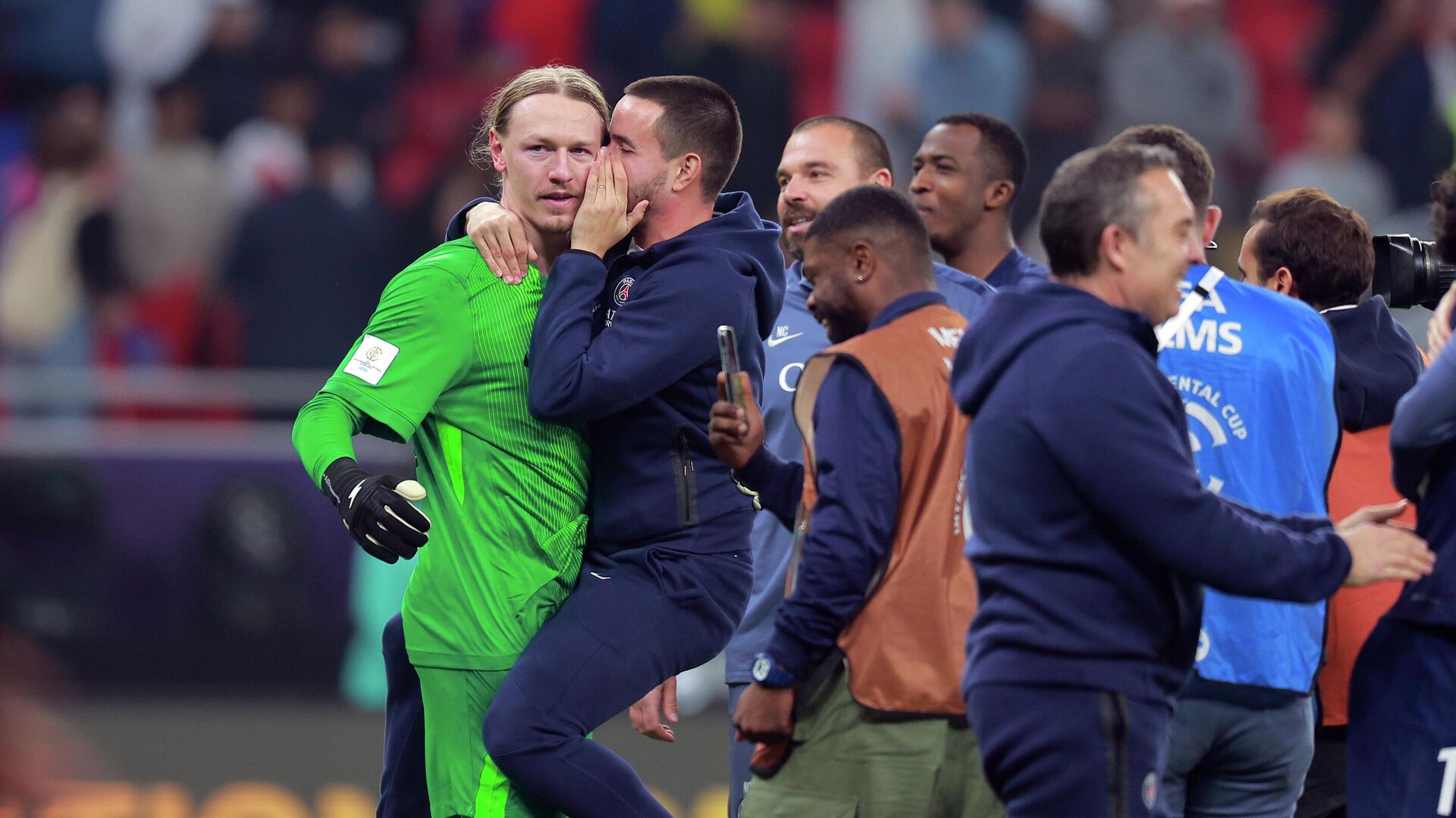 Российский голкипер ПСЖ Матвей Сафонов Российский голкипер ПСЖ Матвей Сафонов - РИА Новости, 1920, 18.12.2025