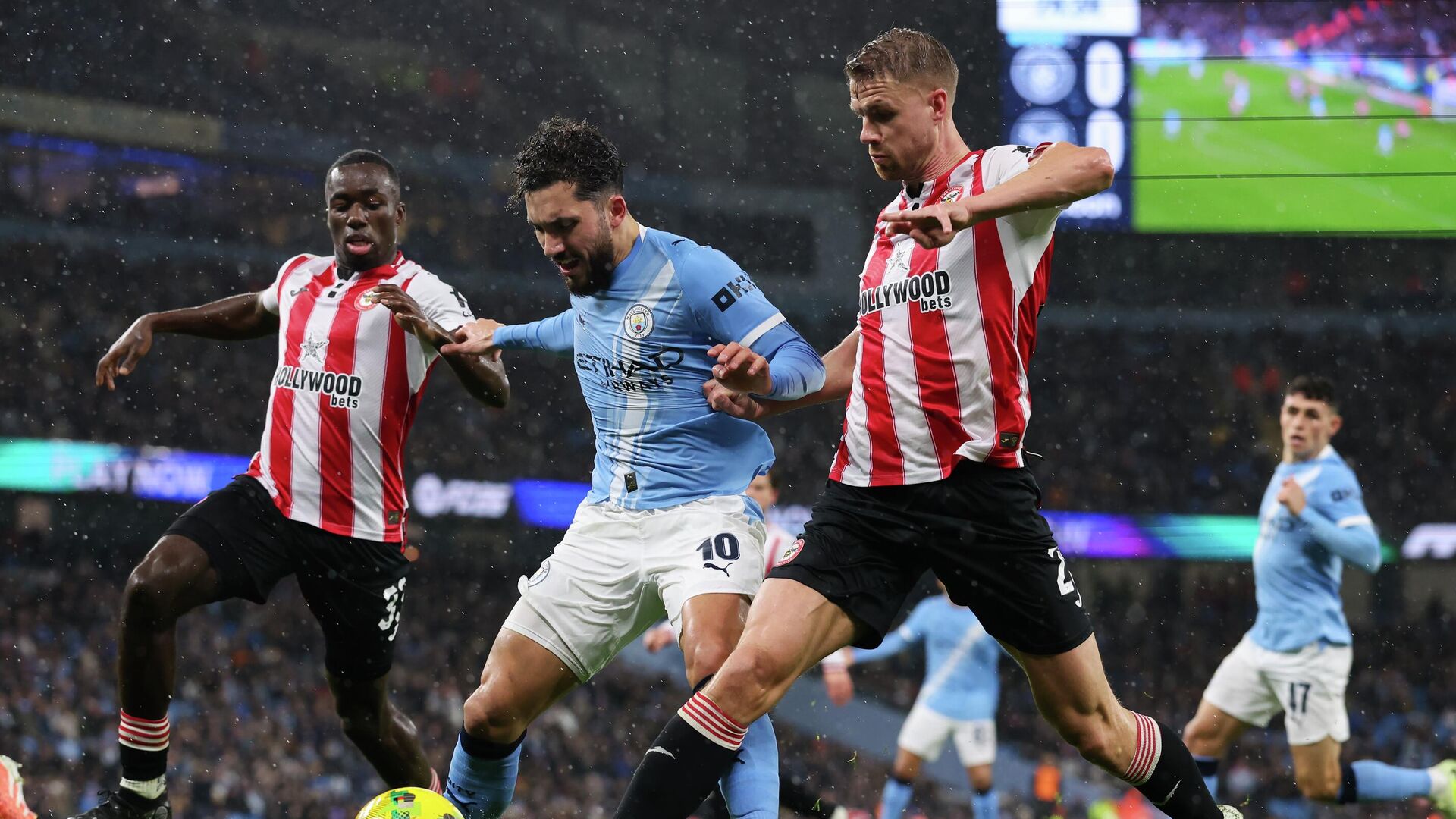 Эпизод матча Манчестер Сити против Брентфорда - РИА Новости, 1920, 18.12.2025