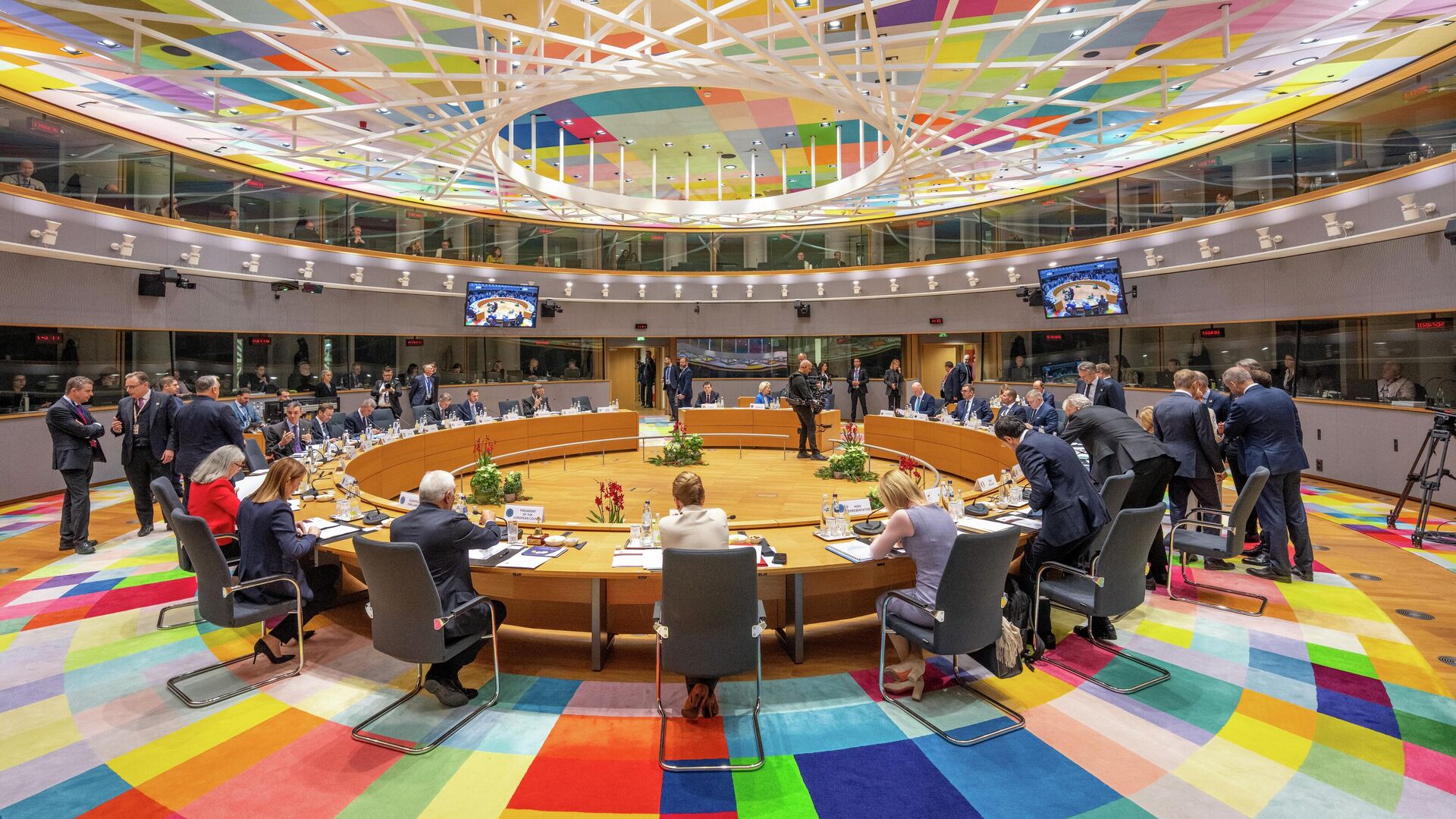 Саммит ЕС в Брюсселе. 18 декабря 2025 Саммит ЕС в Брюсселе. 18 декабря 2025 - РИА Новости, 1920, 18.12.2025