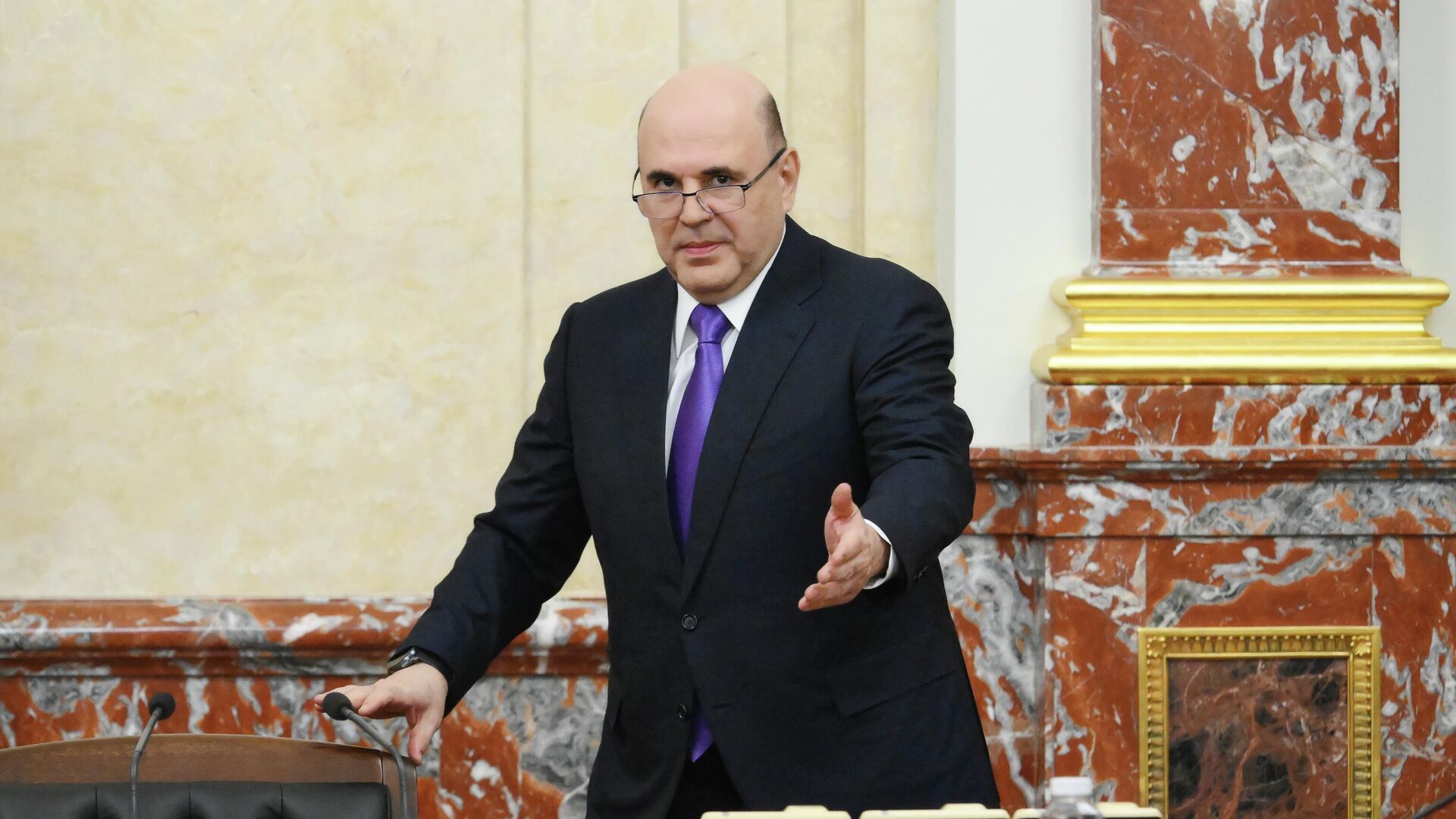 Председатель правительства РФ Михаил Мишустин - РИА Новости, 1920, 22.12.2025