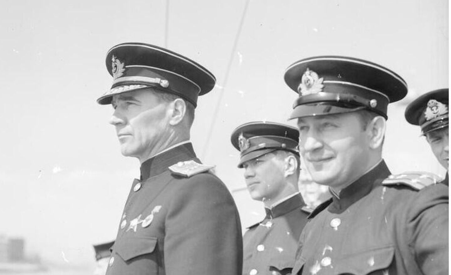Советские офицеры в Портсмуте в апреле 1943 года