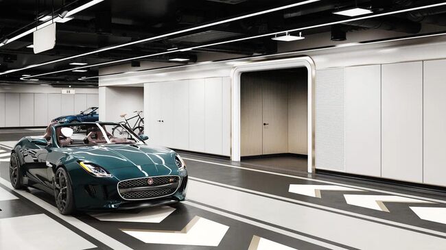 Паркинг в клубном доме в 3-м Обыденском переулке