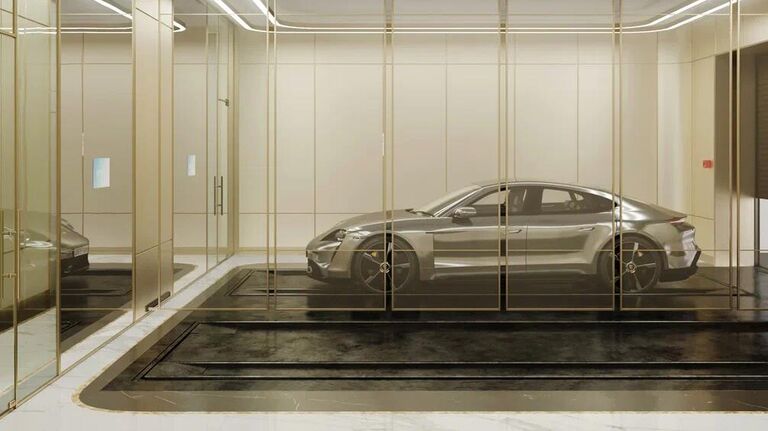 Паркинг в доме на Чистых прудах