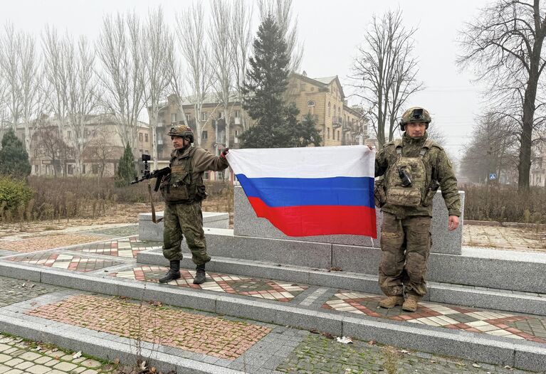 Освобожденный российскими военными Красноармейск в ДНР
