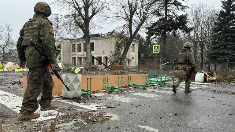 Освобожденный российскими военными Красноармейск в ДНР