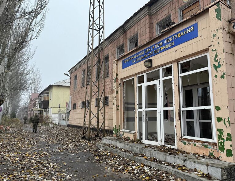 Освобожденный российскими военными Красноармейск