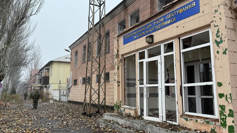 Освобожденный российскими военными Красноармейск