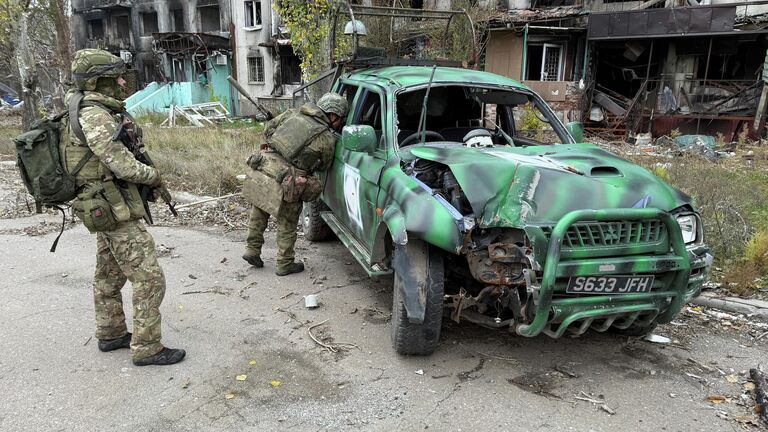 Военнослужащие Вооруженных сил РФ в Красноармейске