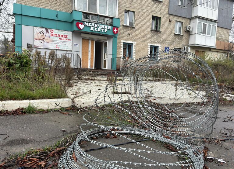 Освобожденный российскими военными Красноармейск