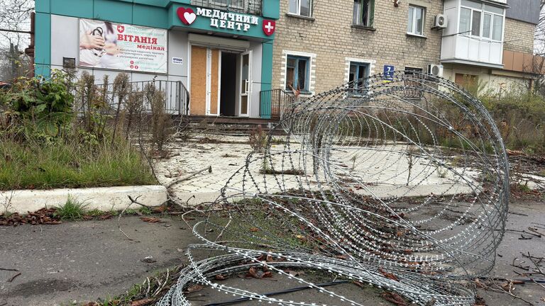 Освобожденный российскими военными Красноармейск