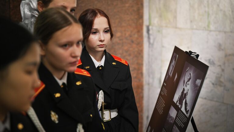 Открытие фотовыставки проекта Отражение: 1941-1945 в Музее Победы на Поклонной горе в Москве Открытие фотовыставки проекта Отражение: 1941-1945 в Музее Победы на Поклонной горе в Москве