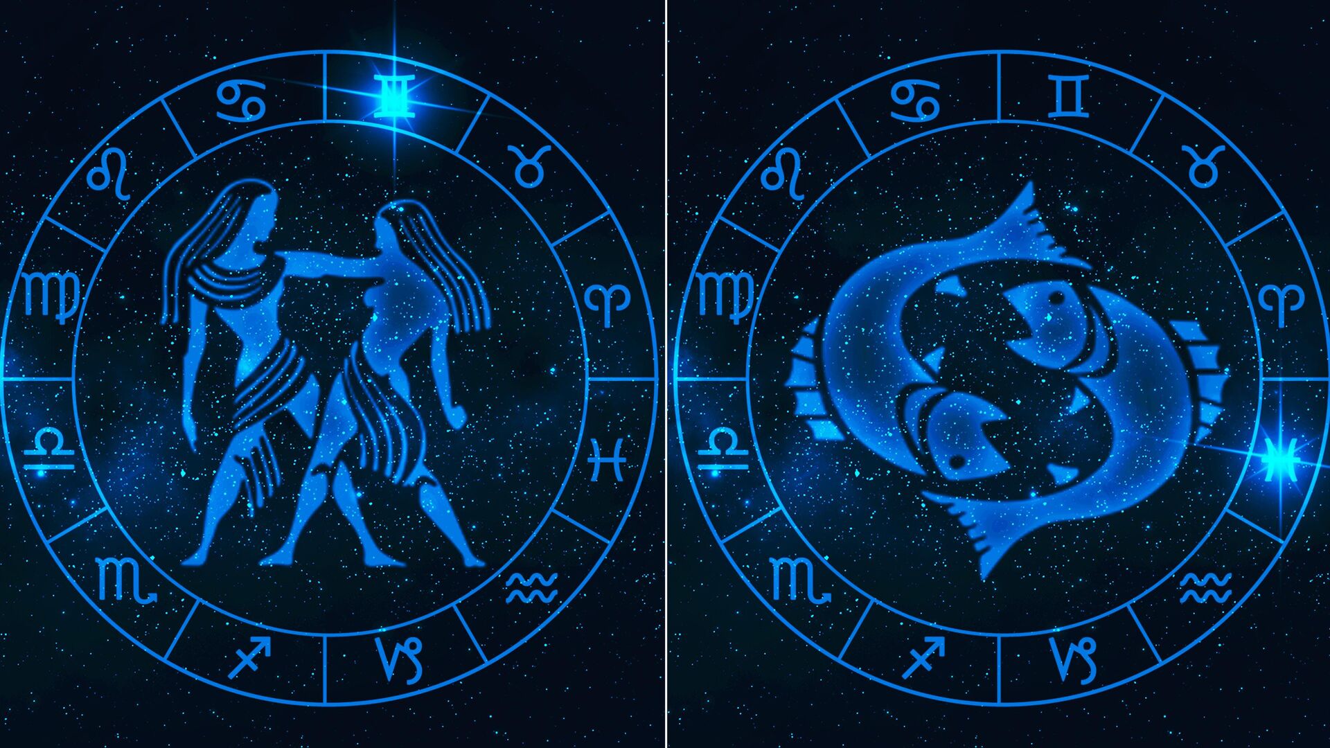 Знаки зодиака Близнецы и Рыбы - РИА Новости, 1920, 20.12.2025