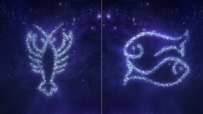 Знаки зодиака Рак и Рыбы