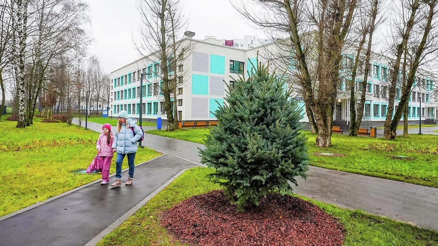 Территории обновленных школ в столице украсит свыше 1,4 тысячи деревьев - РИА Новости, 1920, 20.12.2025