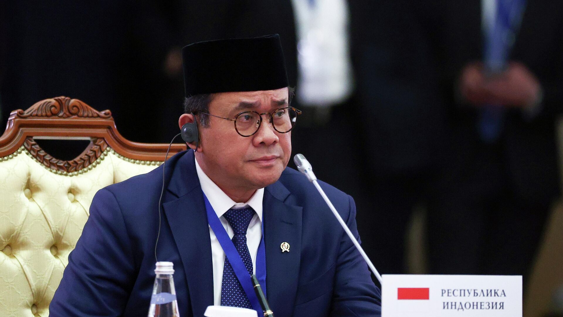 Министр торговли Индонезии Буди Сантосо на заседании Высшего Евразийского экономического совета в расширенном составе в Санкт-Петербурге - РИА Новости, 1920, 21.12.2025