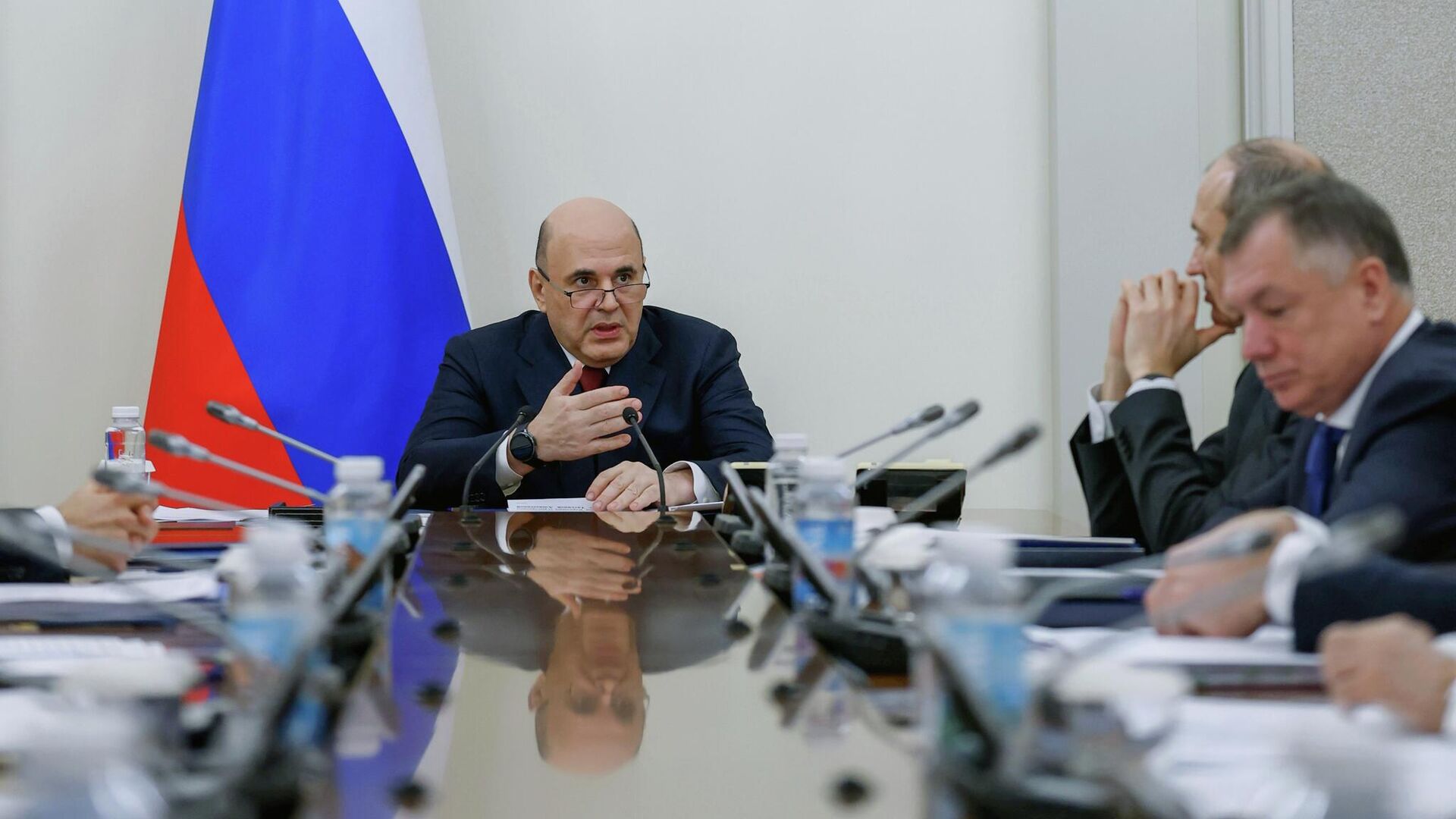 Председатель правительства РФ Михаил Мишустин проводит совещание с вице-премьерами РФ. 22 декабря 2025 - РИА Новости, 1920, 22.12.2025