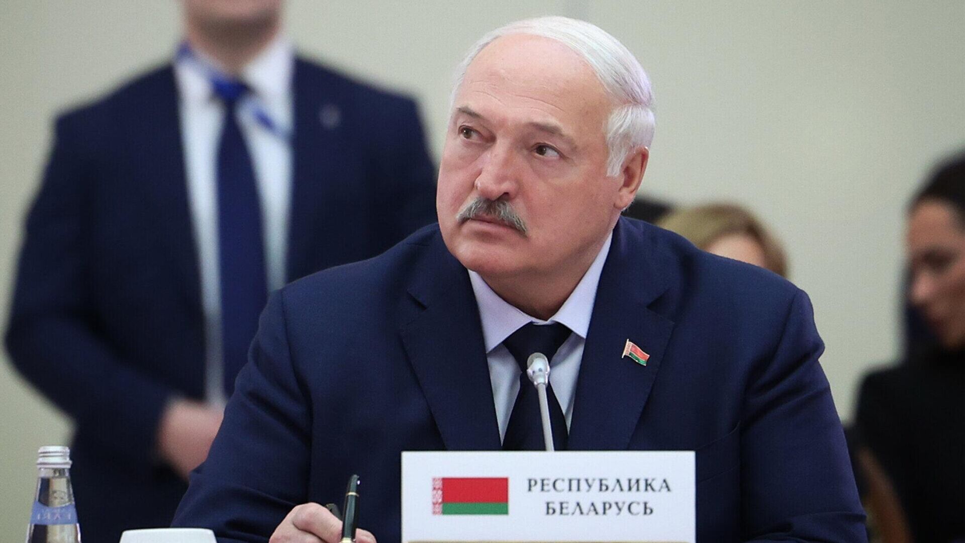 Президент Белоруссии Александр Лукашенко на заседании Высшего Евразийского экономического совета в Санкт-Петербурге - РИА Новости, 1920, 22.12.2025