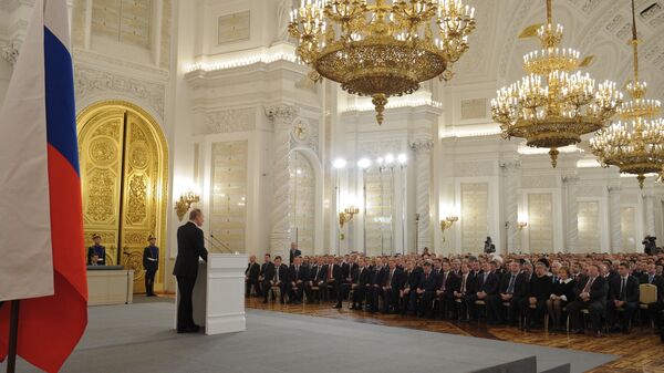 Выступление Владимира Путина по вопросу принятия Крыма в состав России