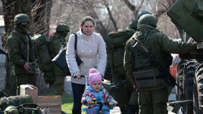 Ситуация в Симферополе. Архивное фото