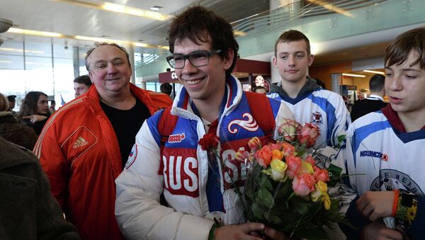 Встреча медалистов Паралимпийских игр в Москве. Фото с места события