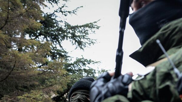 Добровольцы крымских отрядов самообороны, архивное фото