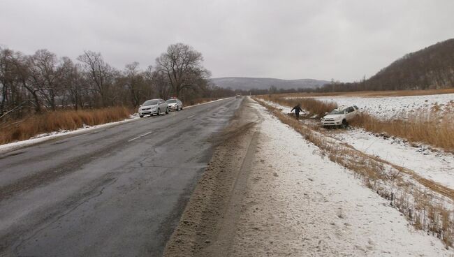 ДТП на трассе Осиновка - Рудная пристань . Фото с места события